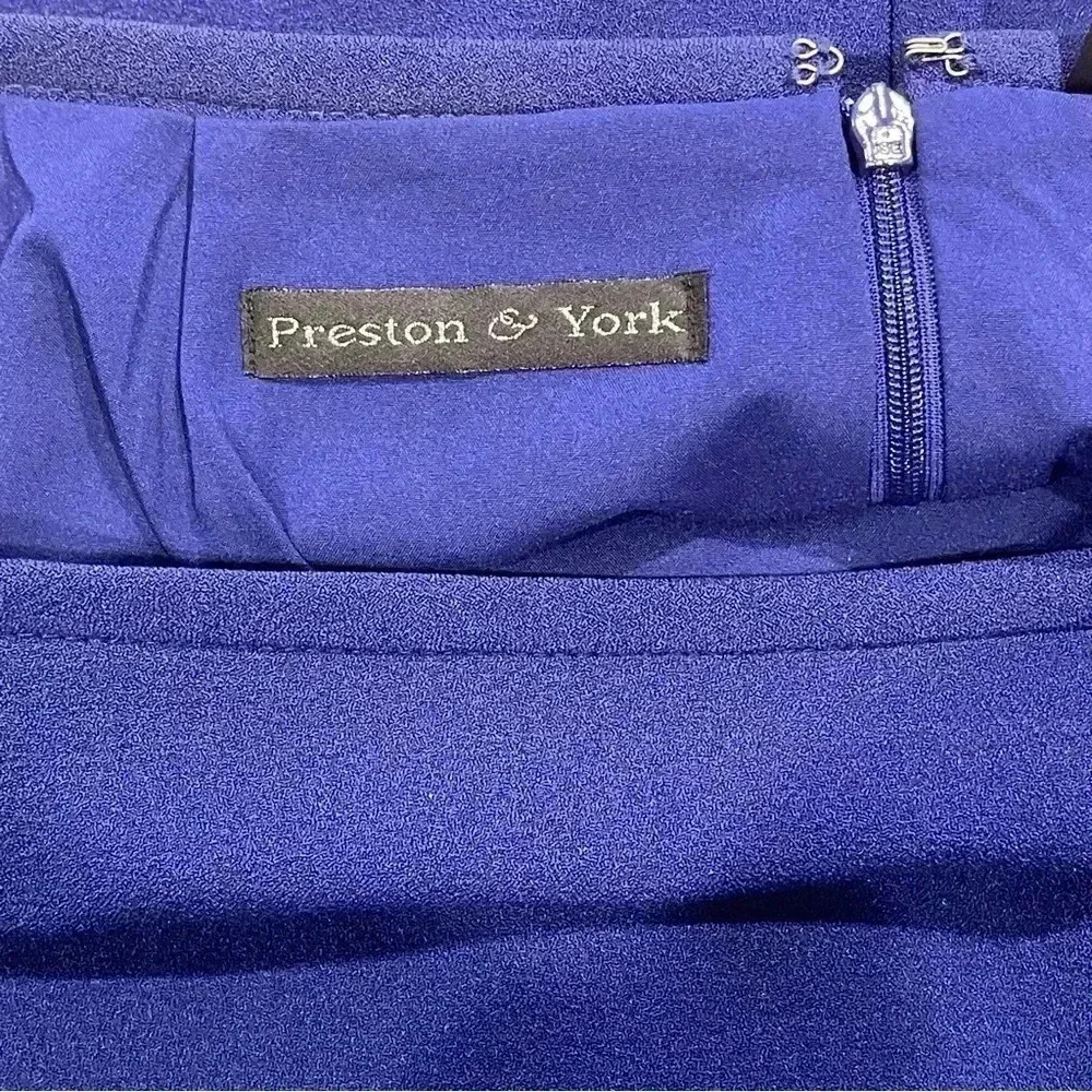 Blue Lined Skirt by Preston & York - Picture 4 of 9